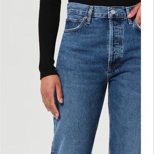 Agolde Dark denim 90'S PINCH WAIST HIGH RISE STRAIGHT NWOT